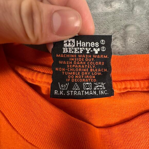 Vintage 2000 Harley Davidson Hell on Wheels Northern Utah Flame Graphic Tshirt L - Picture 4 of 6